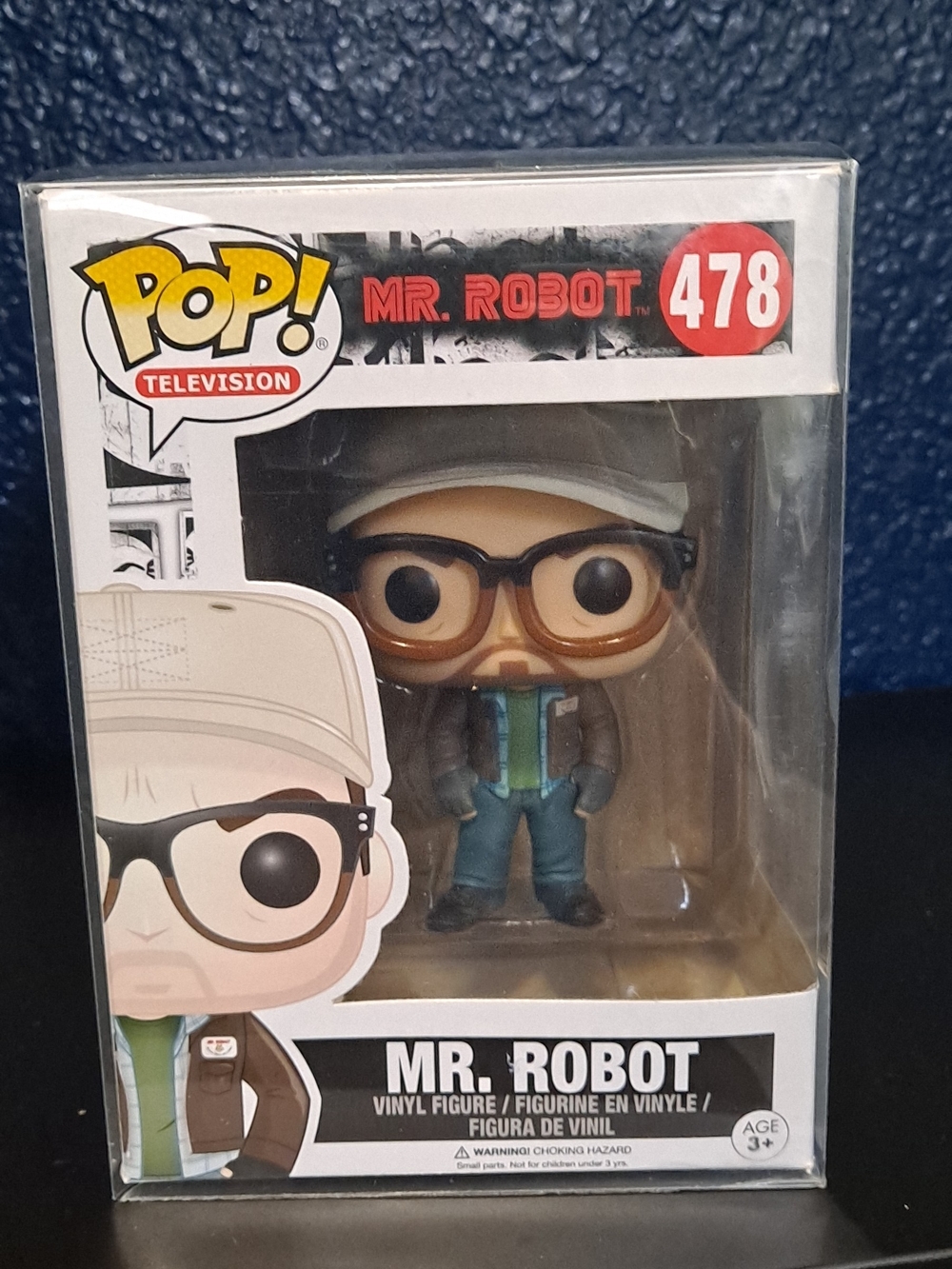 Funko Pop! Mr. Robot #478 Vinyl Figure - Beige Hat, Brown Jacket
